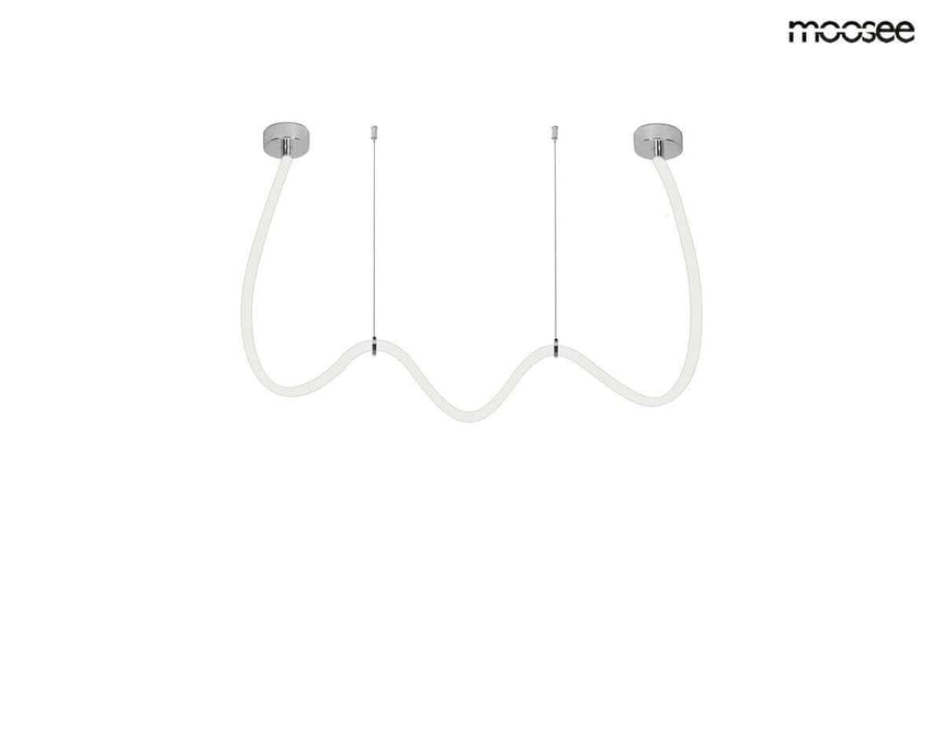 Závesná lampa Lasso 400 Smart strieborná