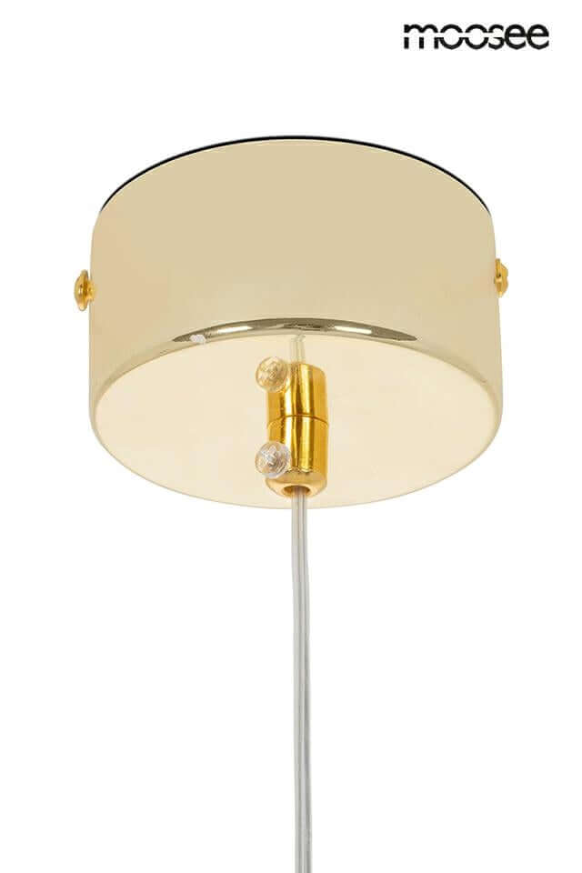 Závesná lampa Leaves zlatá