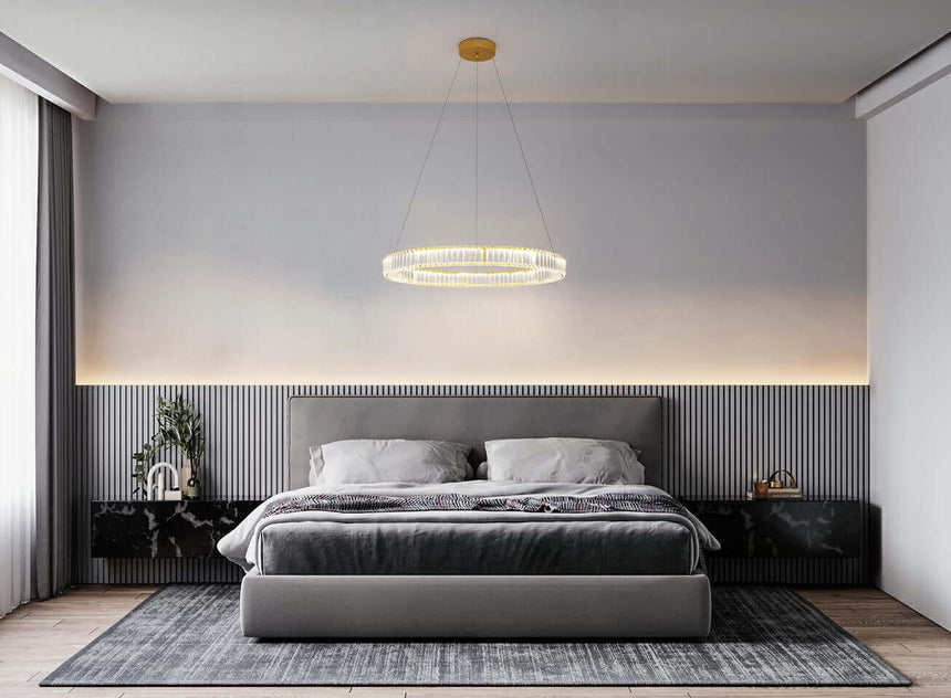 43. Závesná lampa Liberty 100 zlatá