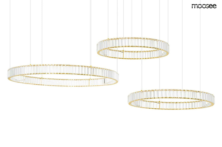 Závesná lampa Liberty 3B zlatá