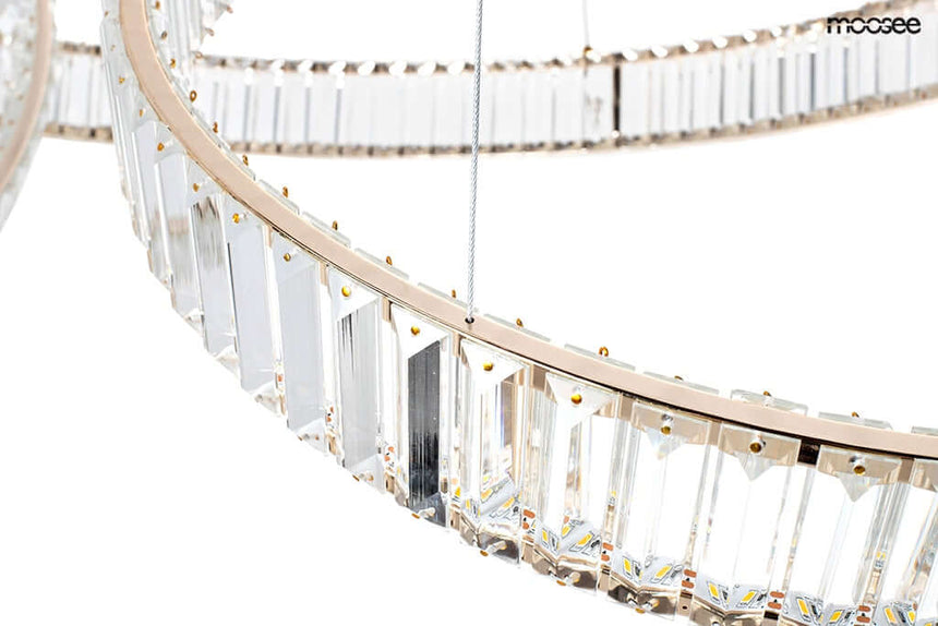 Závesná lampa Liberty Line 8 zlatá