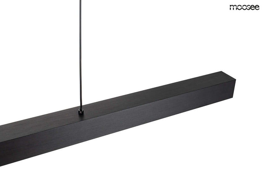 Závesná lampa Liner čierna