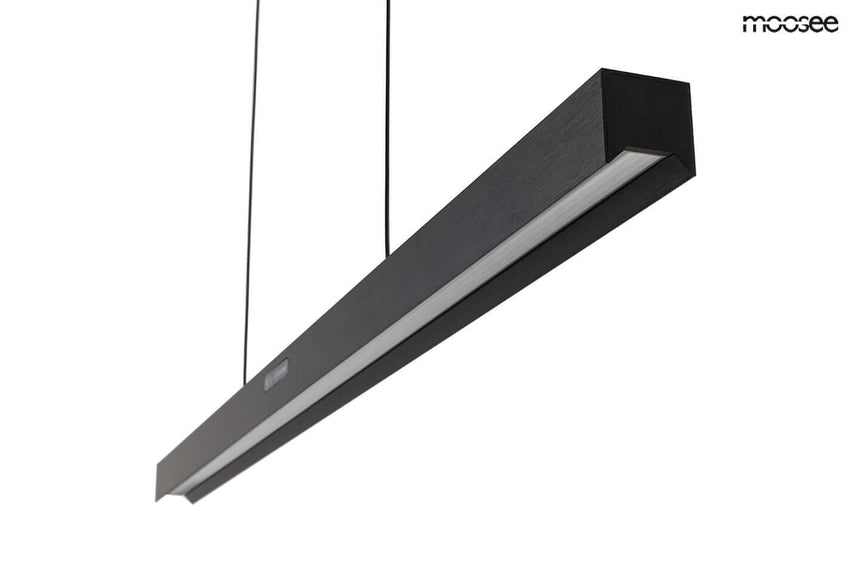 Závesná lampa Liner čierna