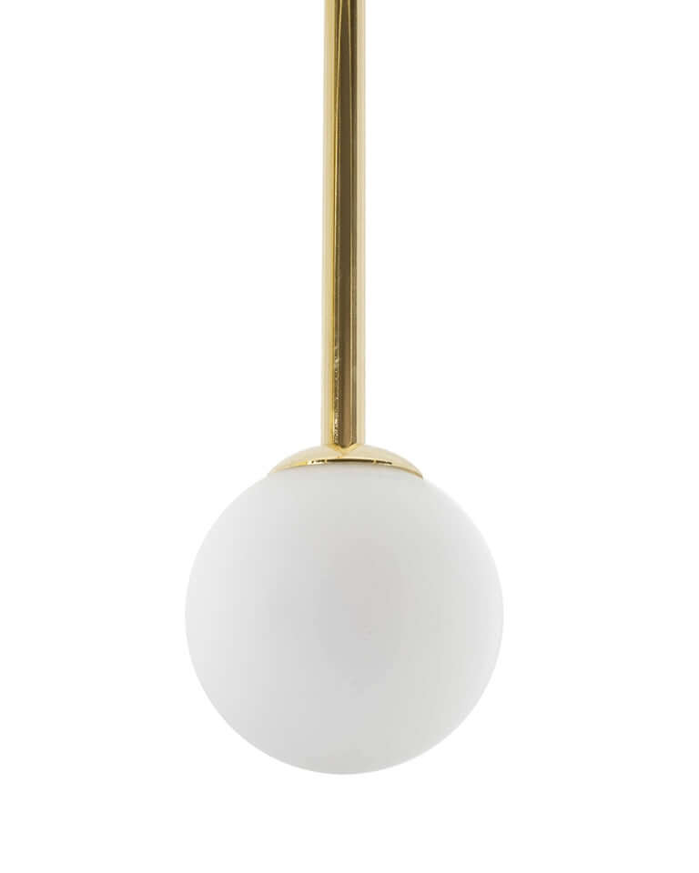 Závesná lampa Neri zlatá