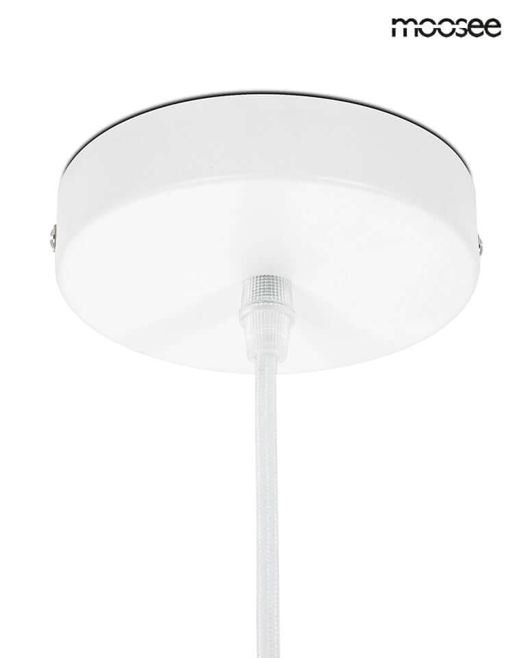 Závesná lampa Nest 30 biela