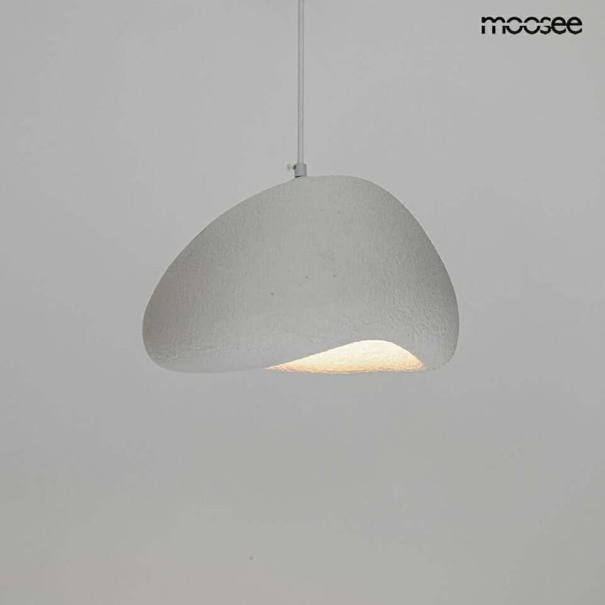 Závesná lampa Nest 30 biela