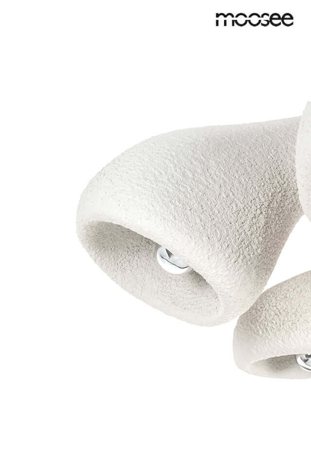 Závesná lampa Nido biela