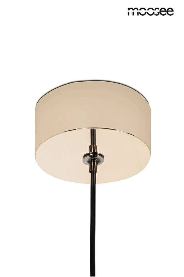 Závesná lampa Ojo zlatá