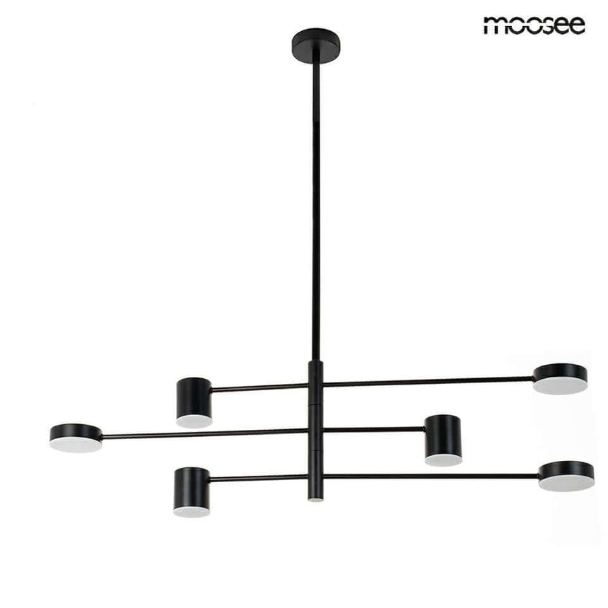 Závesná lampa Piazetta čierna