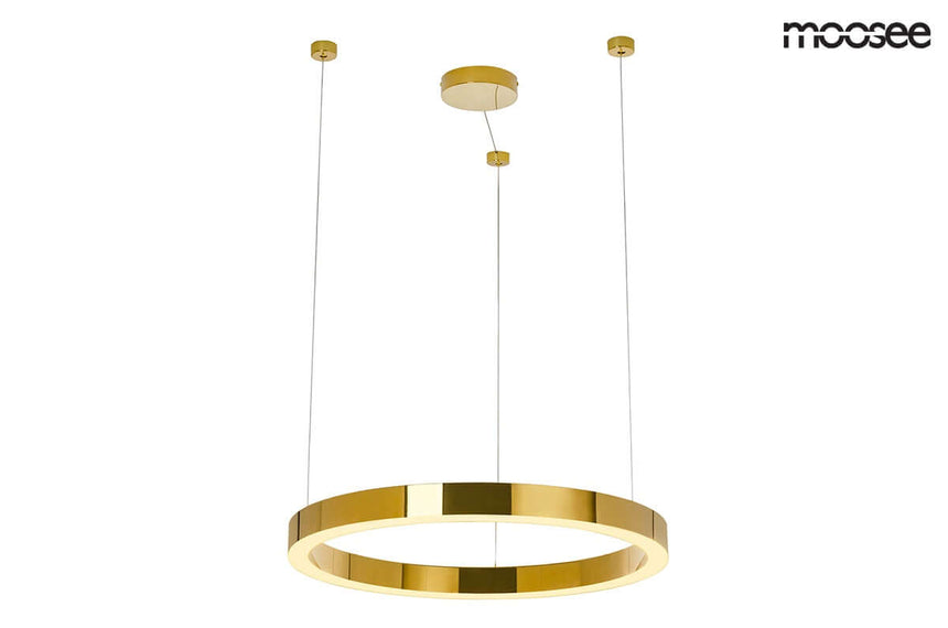 Závesná lampa Ring Luxury 50 zlatá