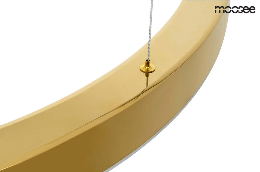 Závesná lampa Ring Luxury 70 zlatá