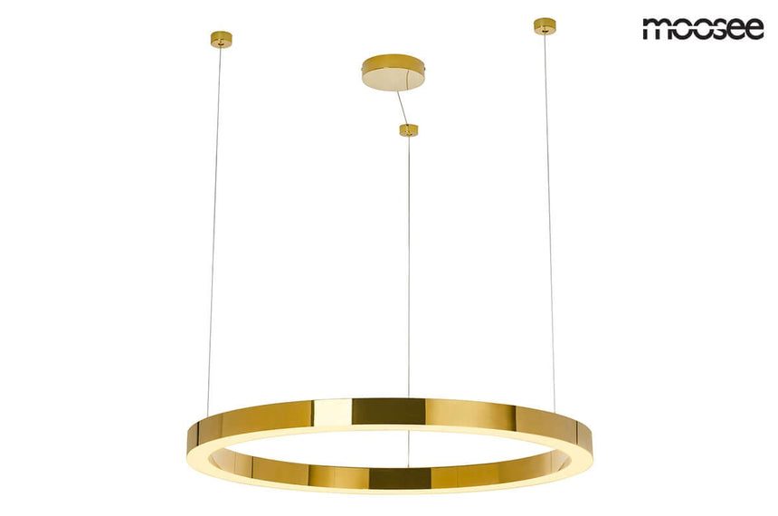 Závesná lampa Ring Luxury 90 zlatá