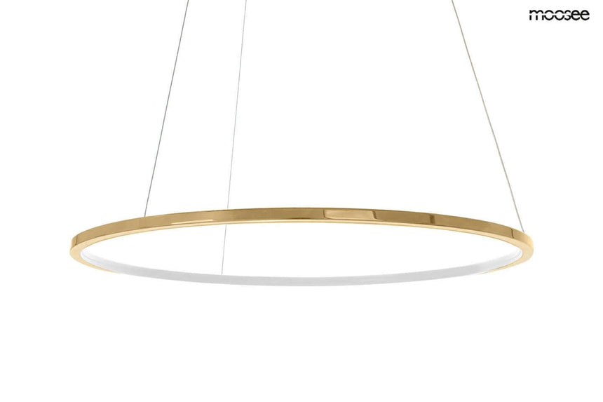 Závesná lampa Ring Slim 100 zlatá