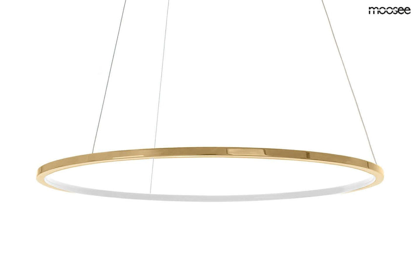 Závesná lampa Ring Slim 120 zlatá