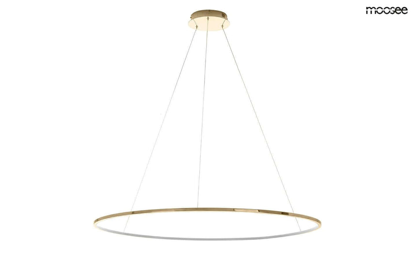 Závesná lampa Ring Slim 120 zlatá