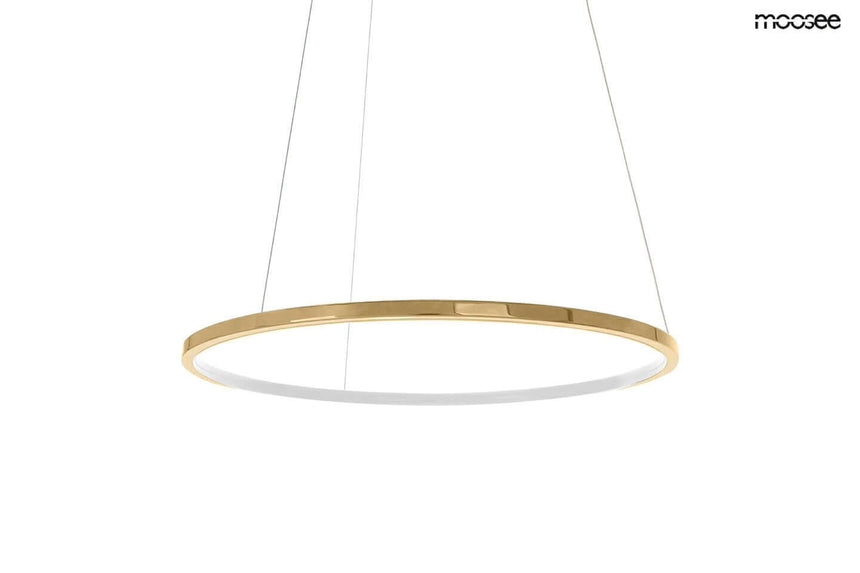 Závesná lampa Ring Slim 40 zlatá