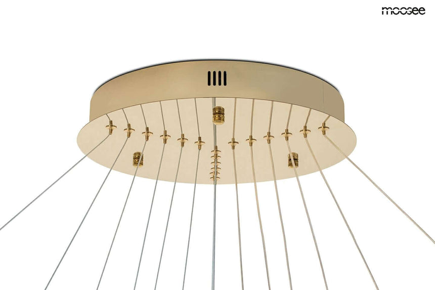 Závesná lampa Ring Slim XL zlatá