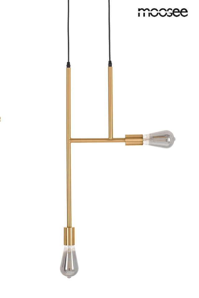 Závesná lampa Riva 2 zlatá