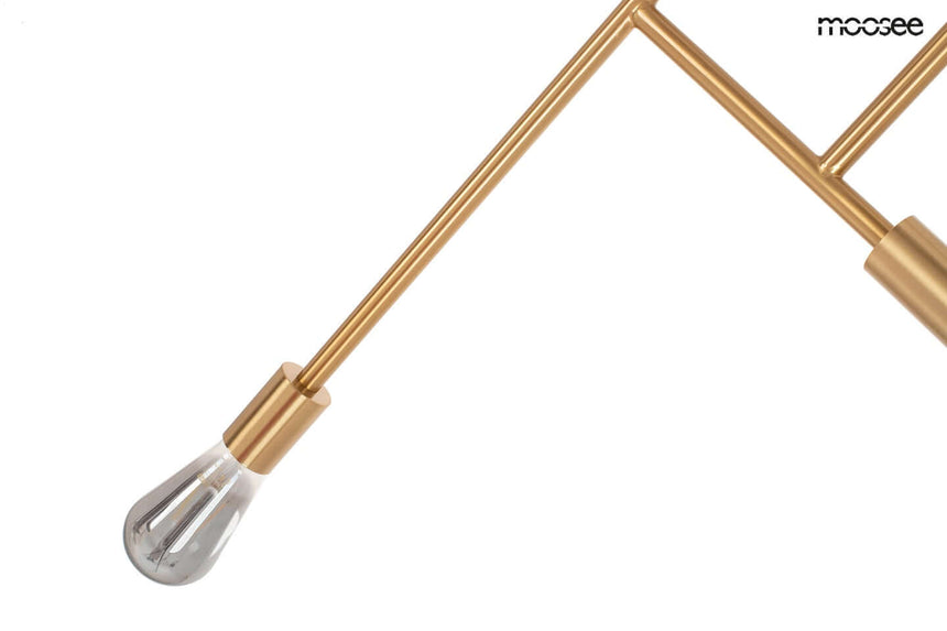 Závesná lampa Riva 2 zlatá