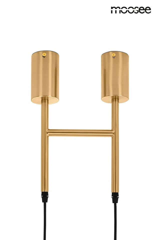 Závesná lampa Riva 2 zlatá