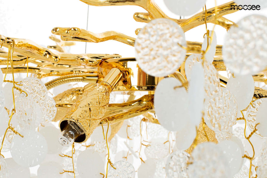 Závesná lampa Riviera 80 zlatá