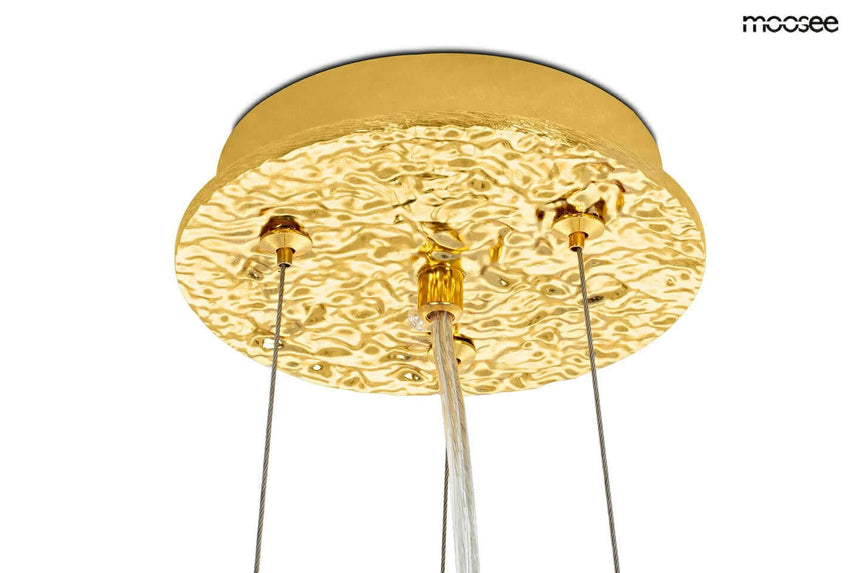 Závesná lampa Riviera 80 zlatá