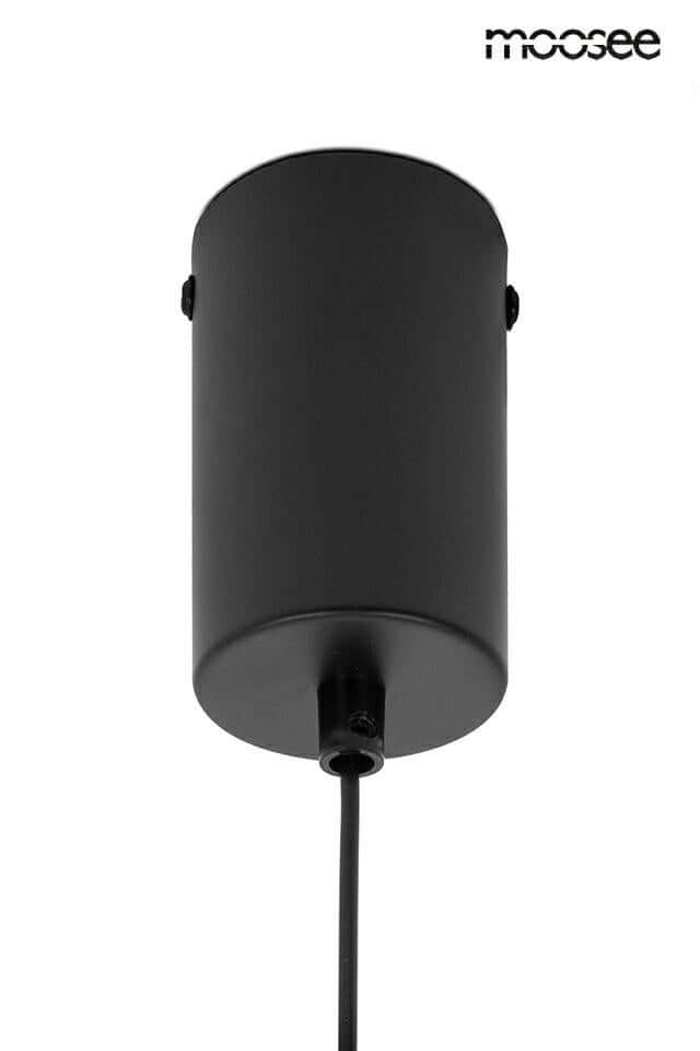 Závesná lampa Rocio čierna