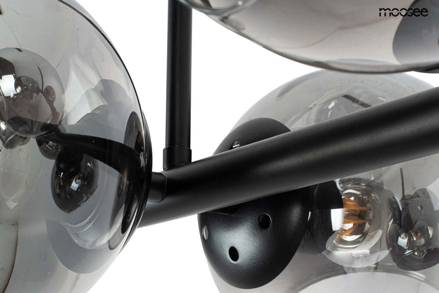 22. Závesná lampa Romeo Black, čierna