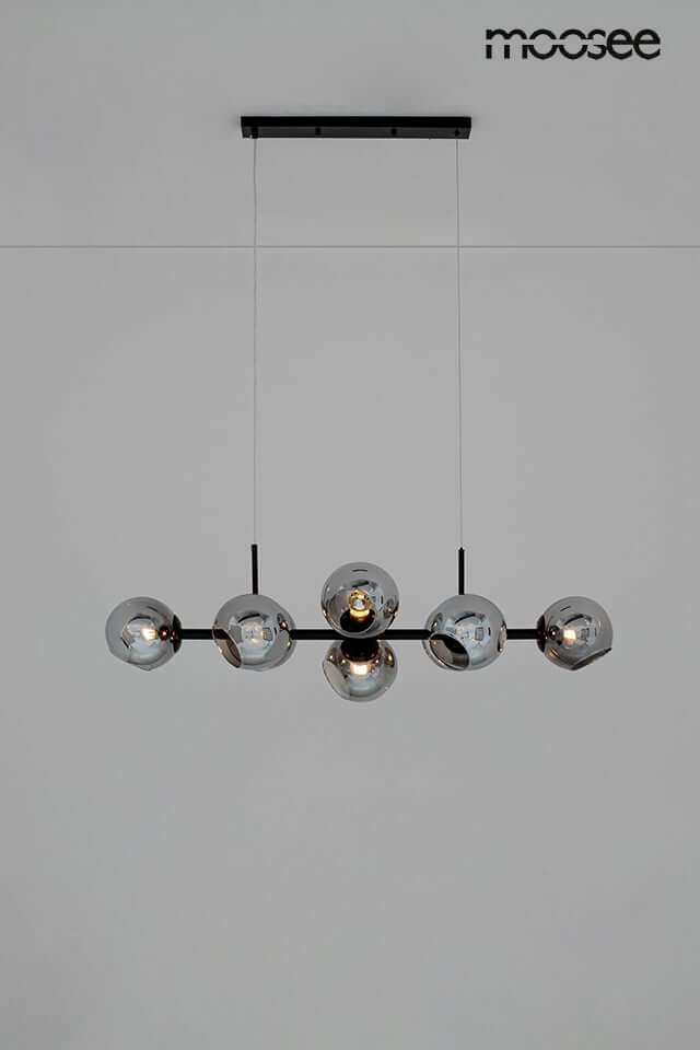 22. Závesná lampa Romeo Black, čierna