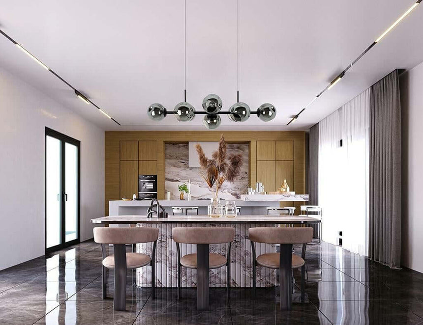 22. Závesná lampa Romeo Black, čierna