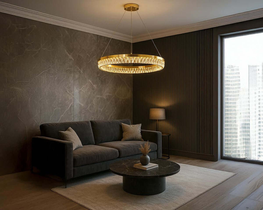 Závesná lampa Savoy 80 zlatá