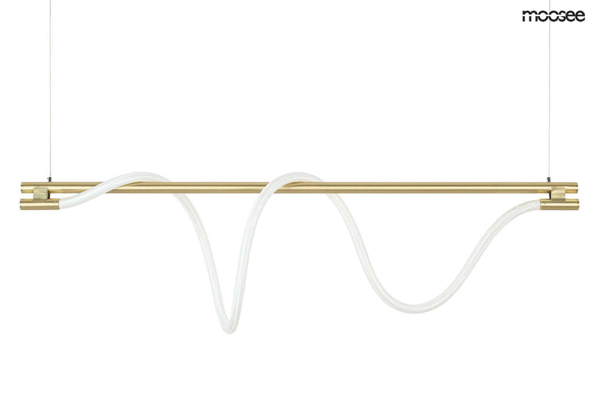 45. Závesná lampa Serpiente 120 zlatá