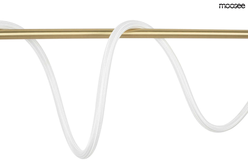 45. Závesná lampa Serpiente 120 zlatá