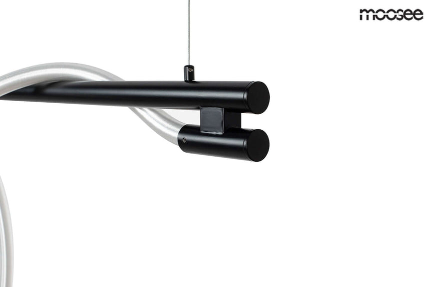 Závesné svietidlo Serpiente 120 čierne