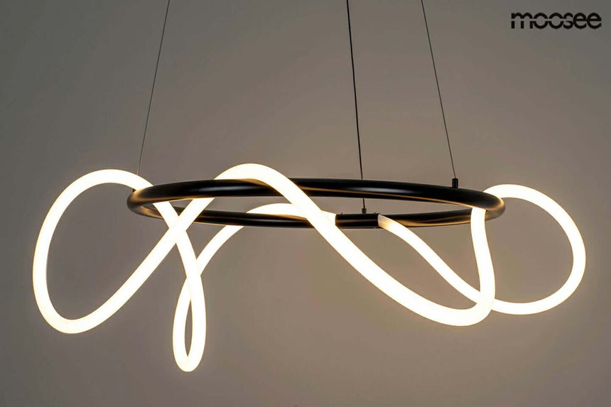 Závesné svietidlo Serpiente 60 čierne