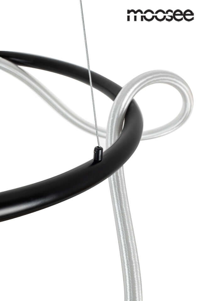 Závesné svietidlo Serpiente 60 čierne