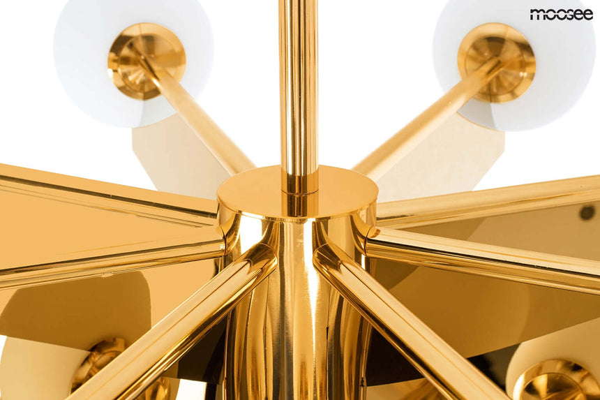 25. Závesná lampa Solei zlatá