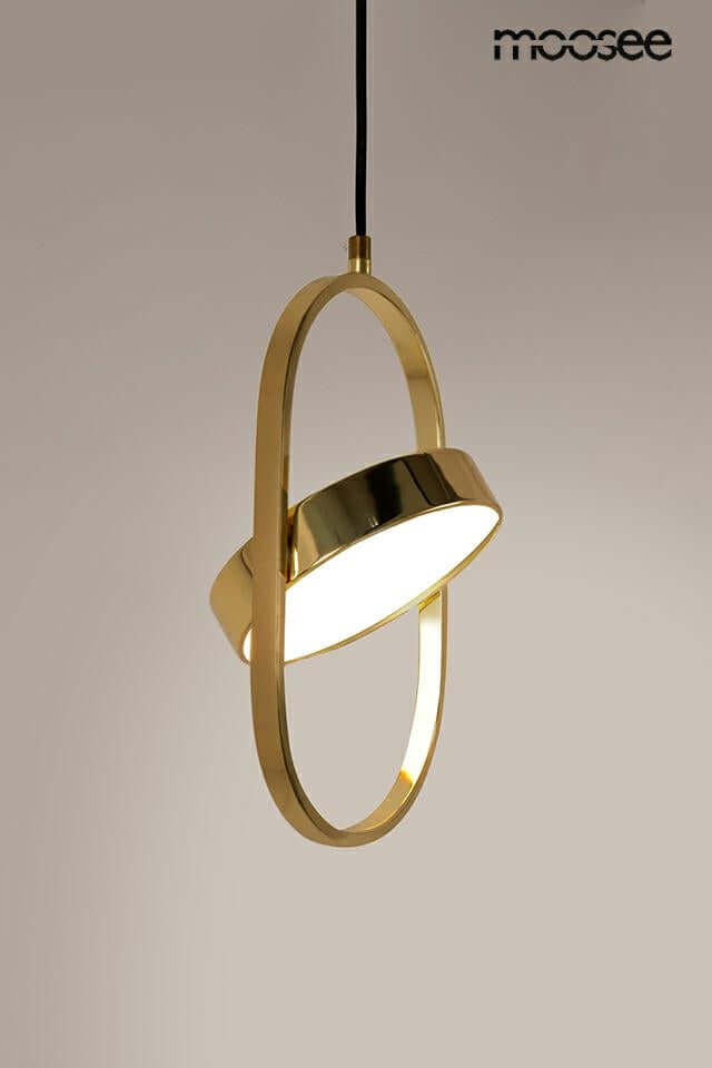 Závesná lampa Spinner 19 zlatá