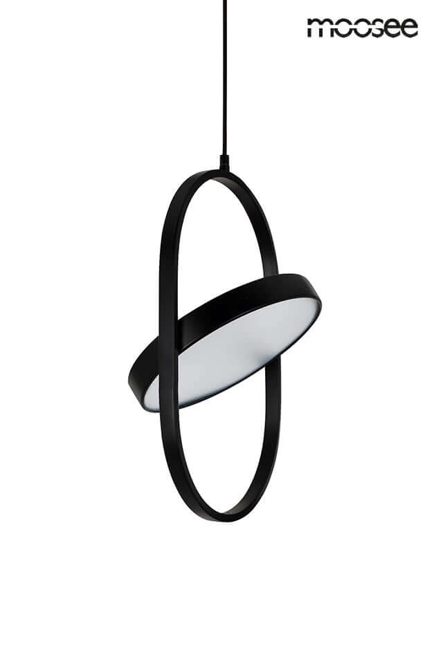 Závesná lampa Spinner 19 čierna