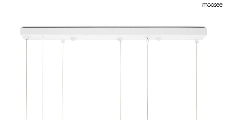 Závesná lampa s hviezdičkami biela