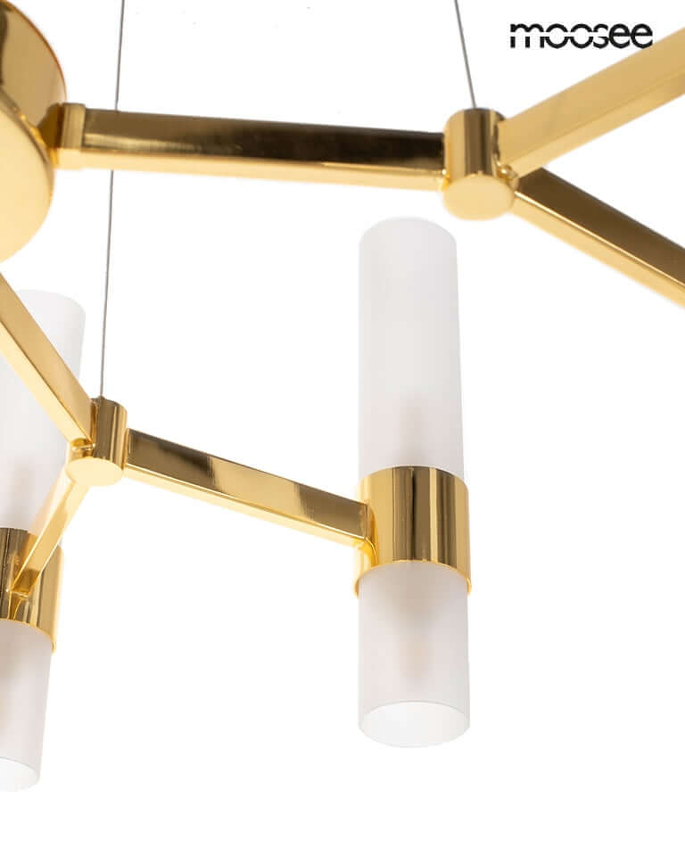 Závesná lampa Tubs 10 zlatá