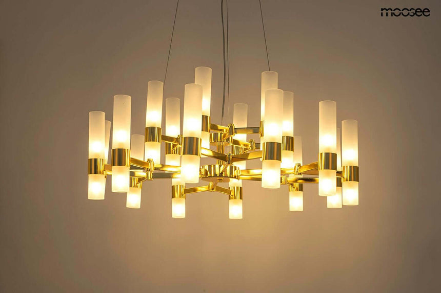 Závesná lampa Tubs 18 zlatá