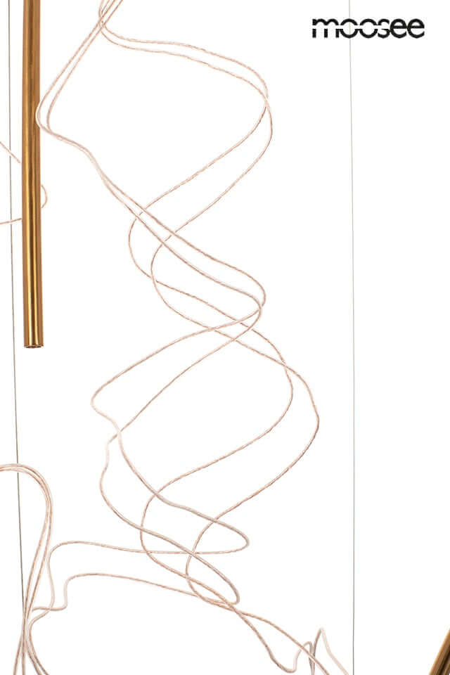 Závesná lampa Tulippe 7 Disc zlatá