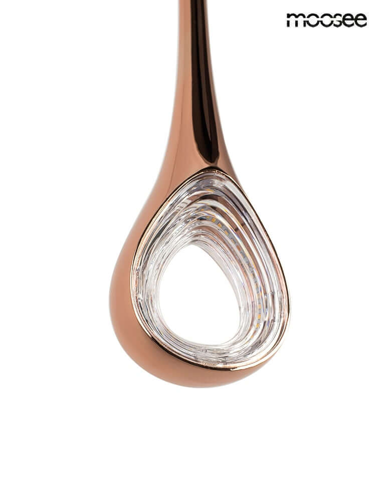 Závesná lampa Vuelo medená