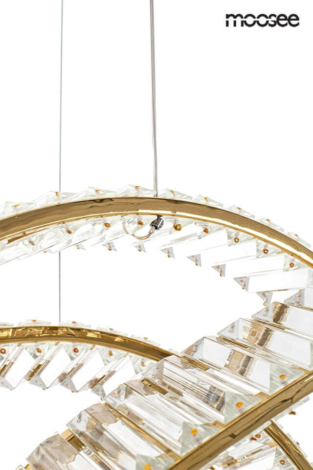 Závesná lampa Wave 120 zlatá