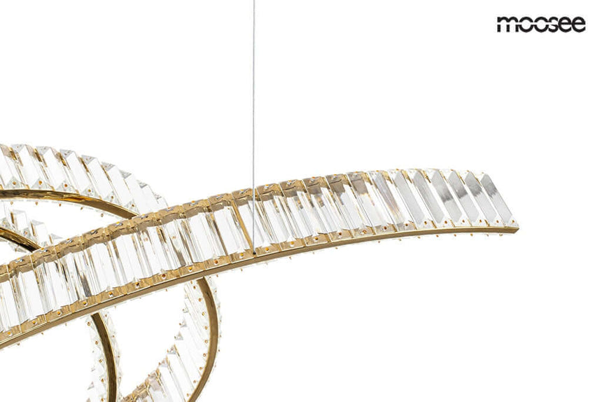 Závesná lampa Wave 120 zlatá