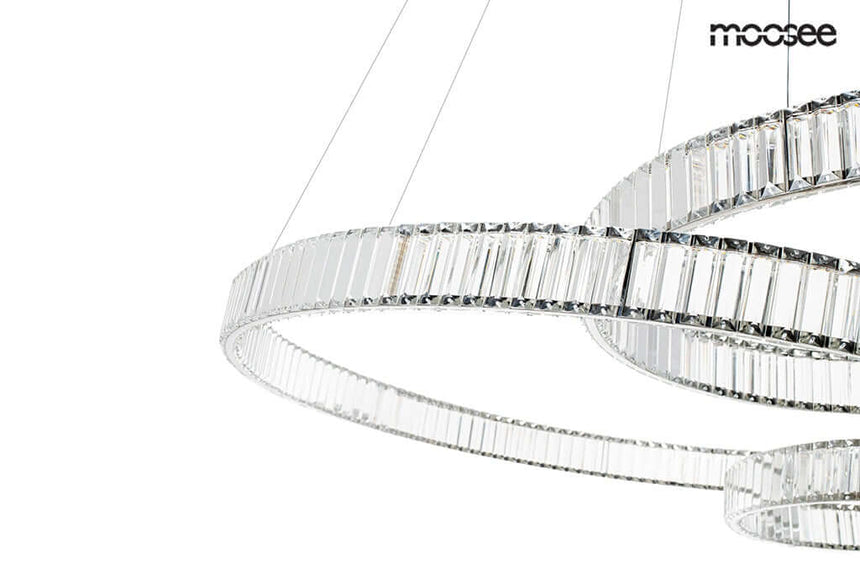 Závesná lampa Wave 160A chróm