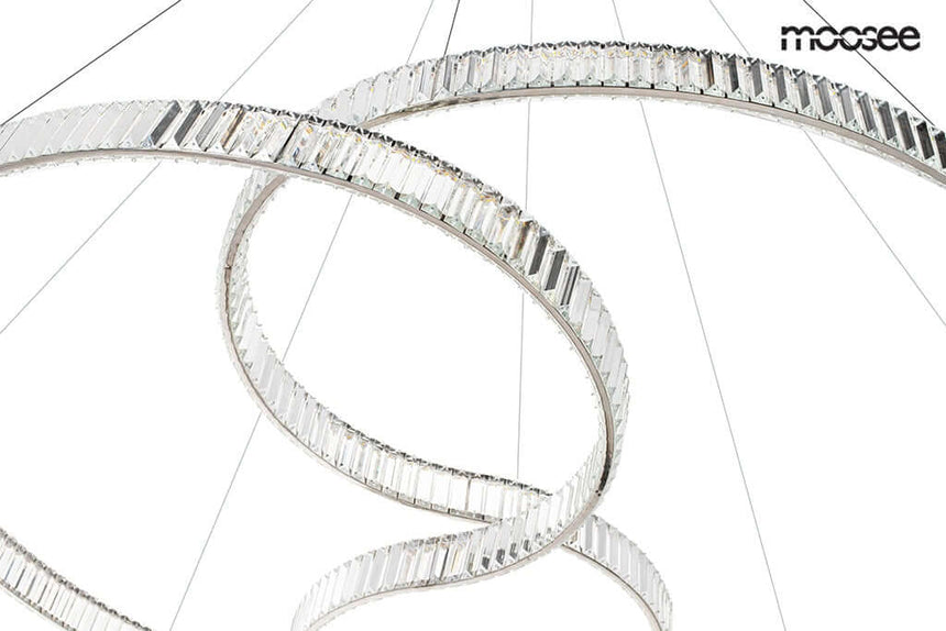 Závesná lampa Wave 160A chróm