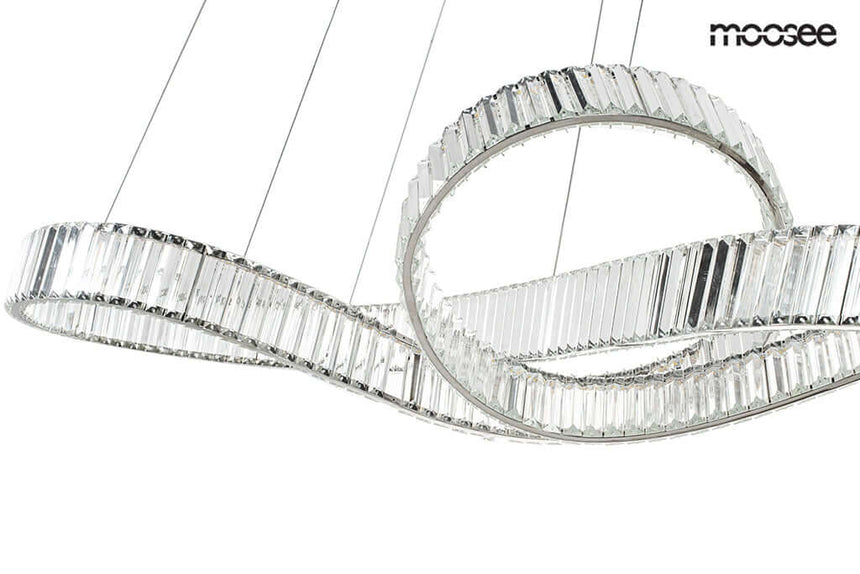 Závesná lampa Wave 160B chróm