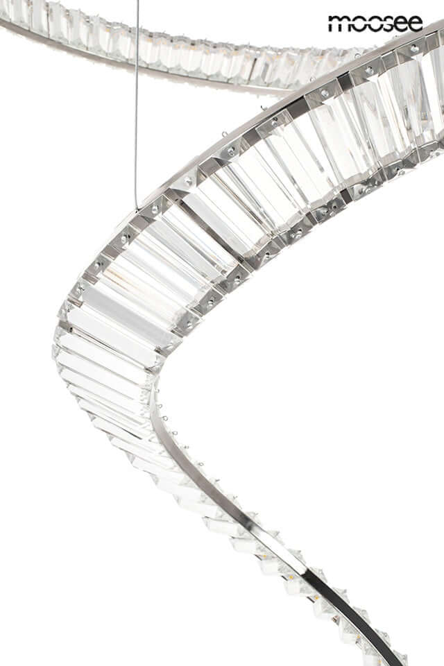 Závesná lampa Wave Cordon 1A chróm